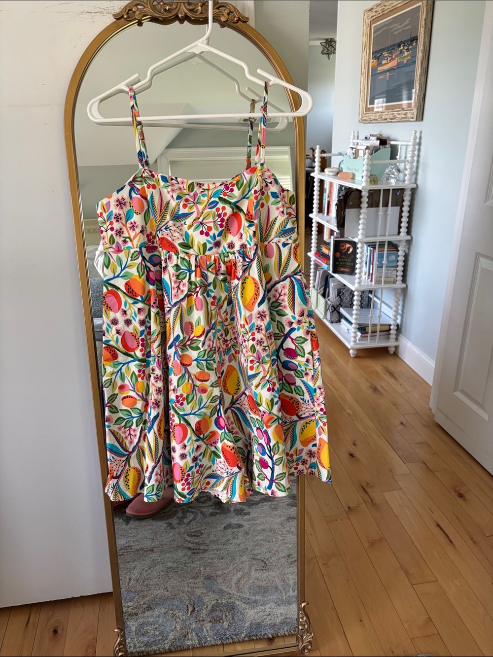 Hutch/Anthropologie MP Summer Floral Fruit Print Sundress/Jumper - Multicolor